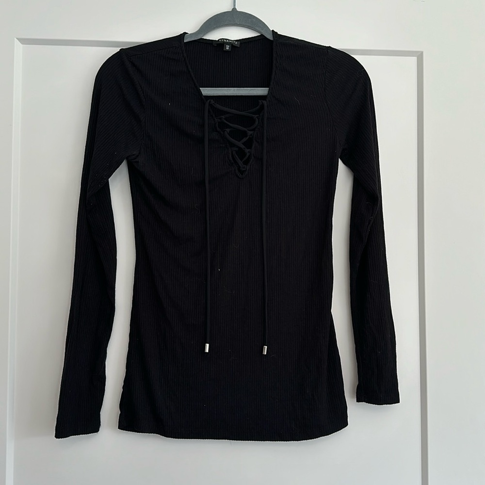 Dynamite Black Long Sleeve